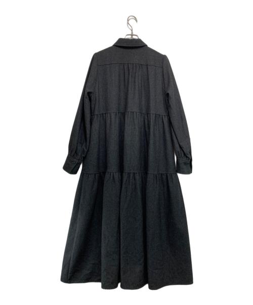Ron Herman（ロンハーマン）Ron Herman (ロンハーマン) ウール混ティアードシャツワンピース グレー サイズ:XSの古着・服飾アイテム