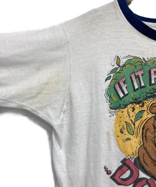 USED（ユーズド）USED (ユーズド) ［古着］リンガーTシャツ ホワイト サイズ:XLの古着・服飾アイテム