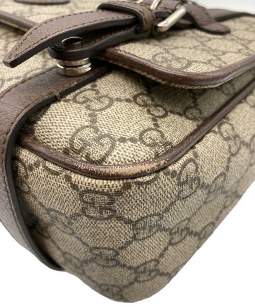 GUCCI（グッチ）GUCCI (グッチ) GGスプリームメッセンジャーバッグ ベージュの古着・服飾アイテム