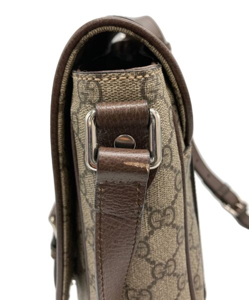 GUCCI（グッチ）GUCCI (グッチ) GGスプリームメッセンジャーバッグ ベージュの古着・服飾アイテム