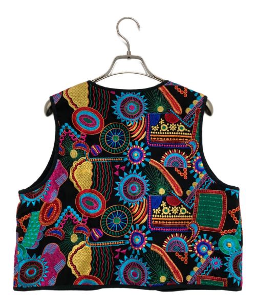 RHC Ron Herman（アールエイチシー ロンハーマン）RHC Ron Herman (アールエイチシー ロンハーマン) Embroidery Vest ブラック サイズ:-の古着・服飾アイテム