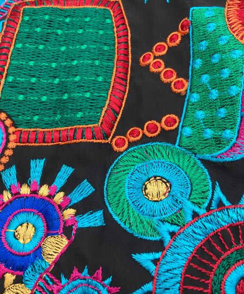 RHC Ron Herman（アールエイチシー ロンハーマン）RHC Ron Herman (アールエイチシー ロンハーマン) Embroidery Vest ブラック サイズ:-の古着・服飾アイテム