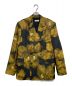 DRIES VAN NOTEN（ドリスヴァンノッテン）の古着「BALTHUS FLORAL DOUBLE BREASTED JACKET」｜ブラック×イエロー