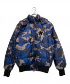 HYDROGENハイドロゲン）の古着「DOWN JACKET STAR」｜ネイビー×ブラック