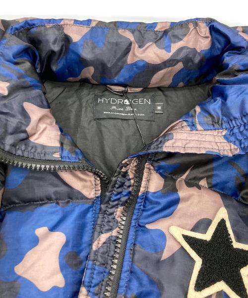 HYDROGEN（ハイドロゲン）HYDROGEN (ハイドロゲン) DOWN JACKET STAR ネイビー×ブラック サイズ:M 未使用品の古着・服飾アイテム