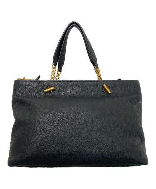 TORY BURCH（トリーバーチ）TORY BURCH (トリーバーチ) CHELSEA SATCHEL ブラックの古着・服飾アイテム