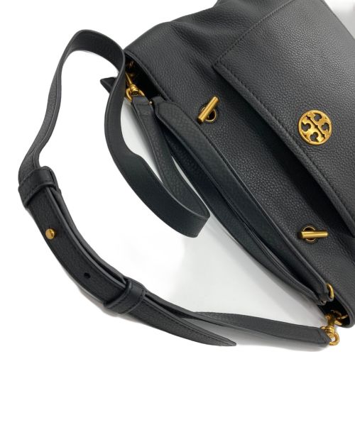TORY BURCH（トリーバーチ）TORY BURCH (トリーバーチ) CHELSEA SATCHEL ブラックの古着・服飾アイテム