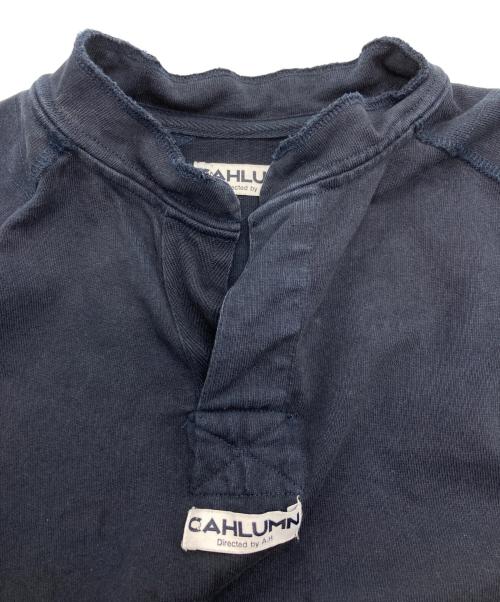 CAHLUMN（カウラム）CAHLUMN (カウラム) スウェット ネイビー サイズ:Mの古着・服飾アイテム