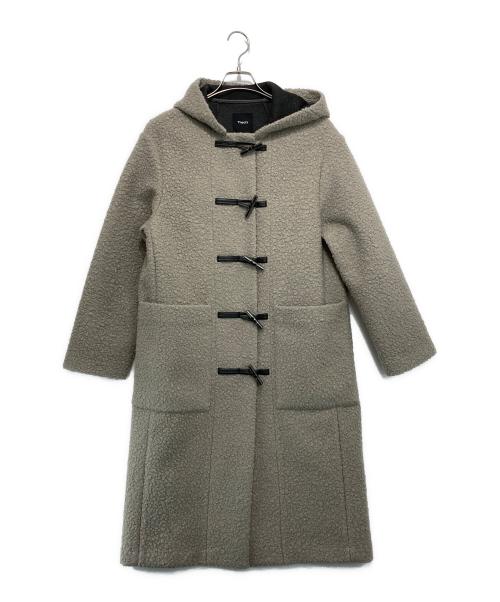 theory（セオリー）theory (セオリー) DAWSON FAUX DUFFLE COAT/ ダッフルコート グレー サイズ:Pの古着・服飾アイテム