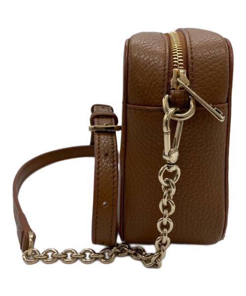 FURLA（フルラ）FURLA (フルラ) プリムラレザーショルダーバッグ ブラウンの古着・服飾アイテム