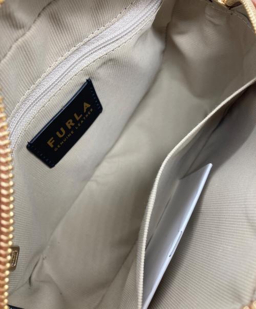 FURLA（フルラ）FURLA (フルラ) プリムラレザーショルダーバッグ ブラウンの古着・服飾アイテム
