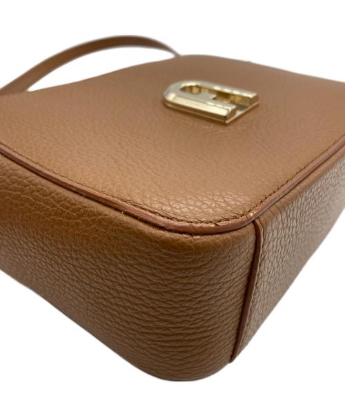 FURLA（フルラ）FURLA (フルラ) プリムラレザーショルダーバッグ ブラウンの古着・服飾アイテム