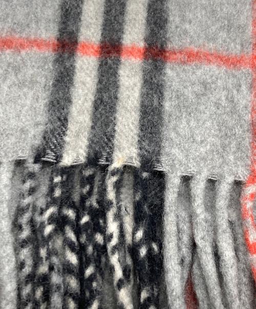 BURBERRY（バーバリー）BURBERRY (バーバリー) カシミヤマフラー グレーの古着・服飾アイテム