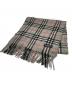 BURBERRY（バーバリー）の古着「カシミヤマフラー」｜グレー