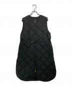 TAION×UNFILOタイオン×アンフィーロ）の古着「キルティングダウンジレ」｜ブラック
