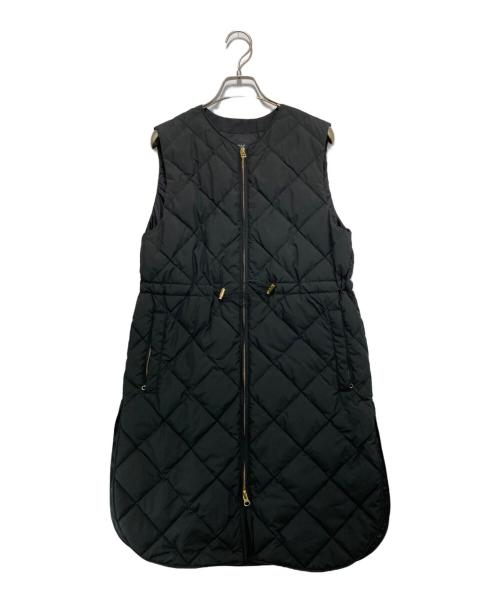 TAION（タイオン）TAION (タイオン) UNFILO (アンフィーロ) キルティングダウンジレ ブラック サイズ:記載なしの古着・服飾アイテム