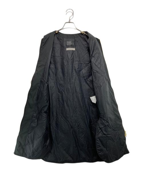 TAION（タイオン）TAION (タイオン) UNFILO (アンフィーロ) キルティングダウンジレ ブラック サイズ:記載なしの古着・服飾アイテム