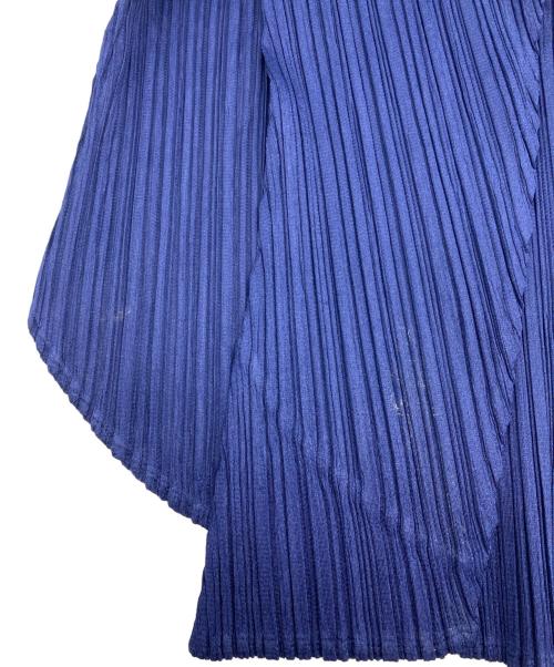 PLEATS PLEASE（プリーツプリーズ）PLEATS PLEASE (プリーツプリーズ) プリーツジャケット ブルー サイズ:3の古着・服飾アイテム