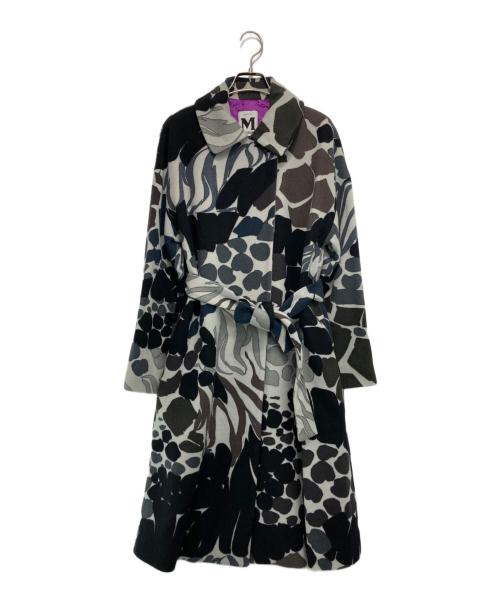 missoni（ミッソーニ）MISSONI (ミッソーニ) ステンカラーコート グレー サイズ:40の古着・服飾アイテム