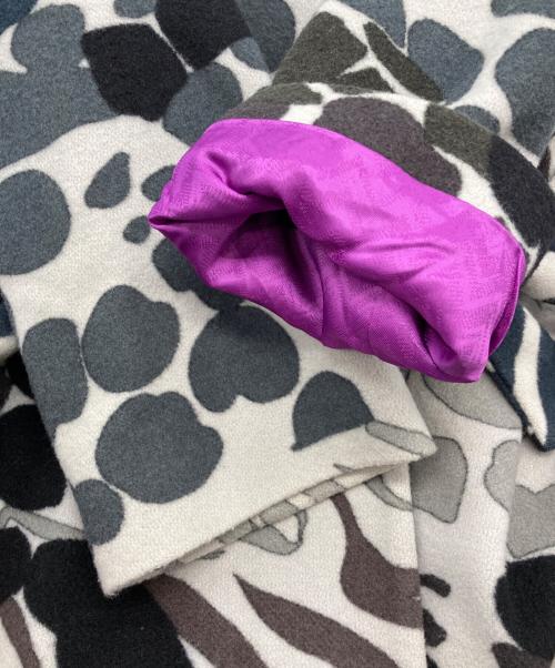 missoni（ミッソーニ）MISSONI (ミッソーニ) ステンカラーコート グレー サイズ:40の古着・服飾アイテム