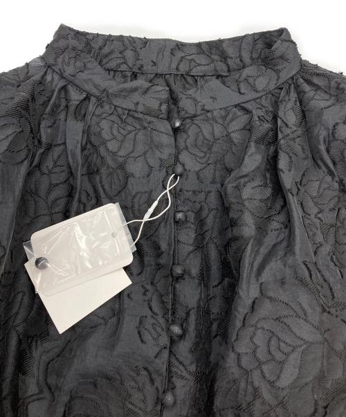 FORKSY（フォルクシー）FORKSY (フォルクシー) シアージャガードキャンディスリーブワンピース/レースデザインワンピース ブラック サイズ:M 未使用品の古着・服飾アイテム