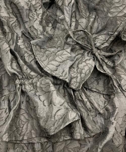 FORKSY（フォルクシー）FORKSY (フォルクシー) シアージャガードキャンディスリーブワンピース/レースデザインワンピース ブラック サイズ:M 未使用品の古着・服飾アイテム