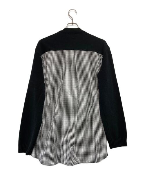 UNDERCOVERISM（アンダーカバーイズム）UNDERCOVERISM (アンダーカバーイズム) 後SH切替KNカーディガン ブラック サイズ:4の古着・服飾アイテム