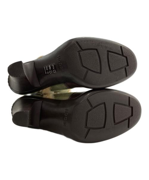 HOGAN（ホーガン）HOGAN (ホーガン) ムートンロングブーツ カーキ サイズ:36の古着・服飾アイテム