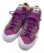 NIKE×sacai×KAWSナイキ×サカイ×カウズ）の古着「Blazer Low Purple Dusk/ローカットスニーカー」｜パープル