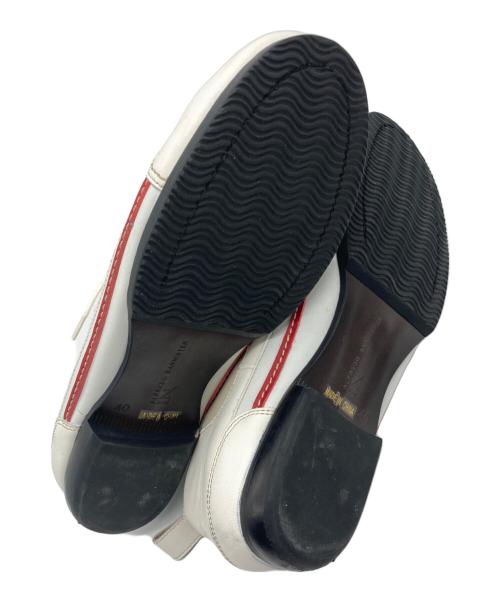 Alfredo BANNISTER（アルフレッドバニスター）alfredo BANNISTER (アルフレッドバニスター) ミドルカットレザースニーカー ホワイト サイズ:40の古着・服飾アイテム