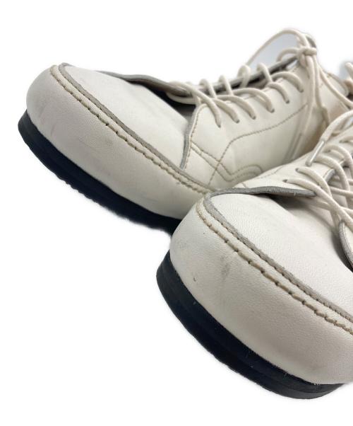 Alfredo BANNISTER（アルフレッドバニスター）alfredo BANNISTER (アルフレッドバニスター) ミドルカットレザースニーカー ホワイト サイズ:40の古着・服飾アイテム