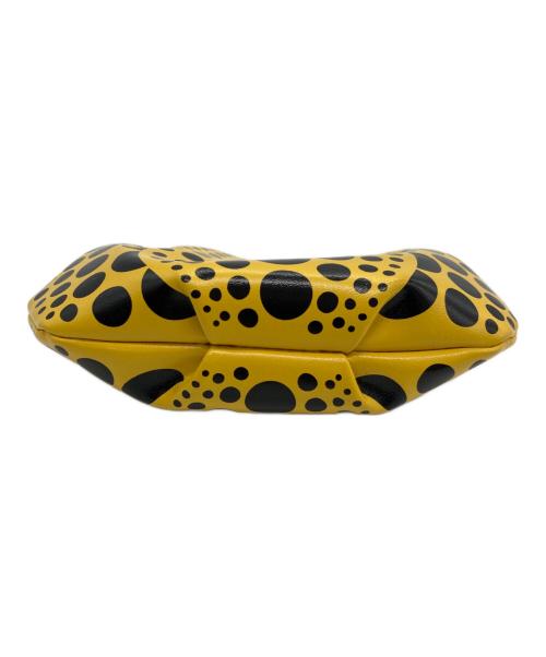 yayoi kusama（ヤヨイクサマ）yayoi kusama (ヤヨイクサマ) 南瓜（かぼちゃ）がま口財布 イエローの古着・服飾アイテム