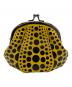 yayoi kusama（ヤヨイクサマ）の古着「南瓜（かぼちゃ）がま口財布」｜イエロー