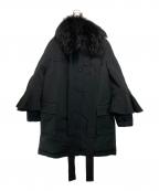 MONCLER×sacaiモンクレール×サカイ）の古着「SHIOダウンコート」｜ブラック