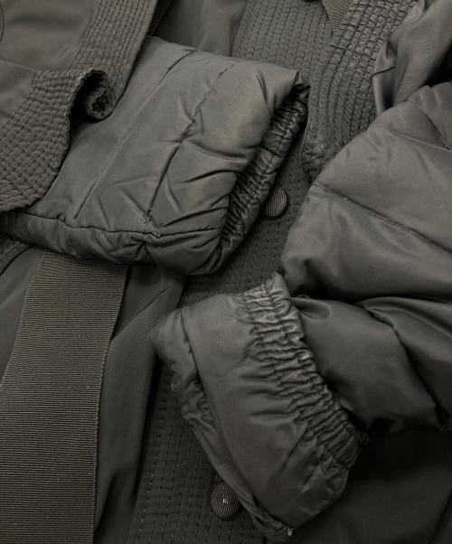 MONCLER（モンクレール）MONCLER (モンクレール) sacai (サカイ) SHIOダウンコート ブラック サイズ:1の古着・服飾アイテム
