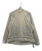 MAISON SPECIALメゾンスペシャル）の古着「Tech Different Material Combination Pullover Hoodie」｜ベージュ