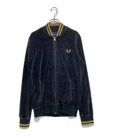 FRED PERRY（フレッドペリー）の古着「トラックジャケット」｜ブラック×イエロー
