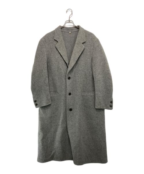 無印良品（ムジルシリョウヒン）無印良品 (ムジルシリョウヒン) カシミヤブレンドチェスターコート グレー サイズ:Lの古着・服飾アイテム
