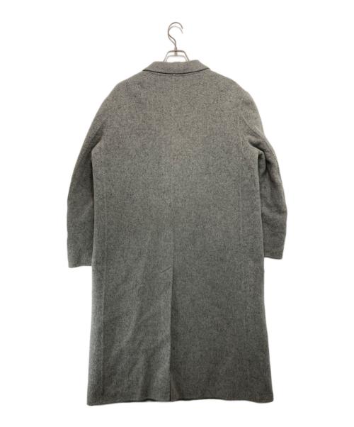 無印良品（ムジルシリョウヒン）無印良品 (ムジルシリョウヒン) カシミヤブレンドチェスターコート グレー サイズ:Lの古着・服飾アイテム