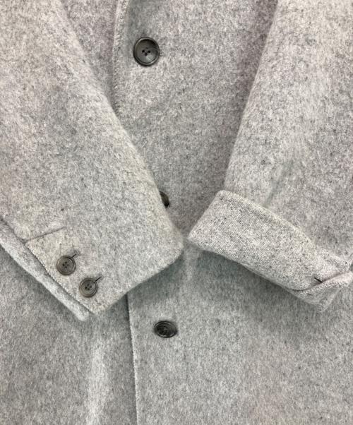 無印良品（ムジルシリョウヒン）無印良品 (ムジルシリョウヒン) カシミヤブレンドチェスターコート グレー サイズ:Lの古着・服飾アイテム