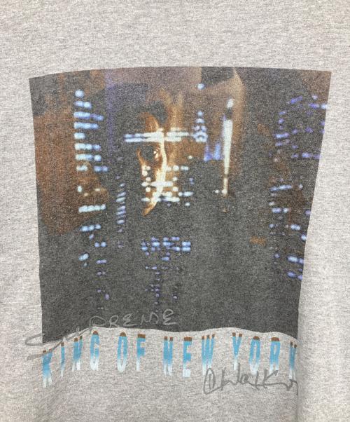 SUPREME（シュプリーム）Supreme (シュプリーム) KING OF NEWYORK TEE グレー サイズ:Sの古着・服飾アイテム