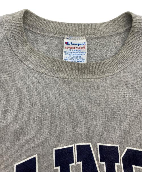 Champion REVERSE WEAVE（チャンピオン リバース ウィーブ）Champion REVERSE WEAVE (チャンピオン リバース ウィーブ) ［OLD］90's カレッジロゴスウェット グレー サイズ:XLの古着・服飾アイテム