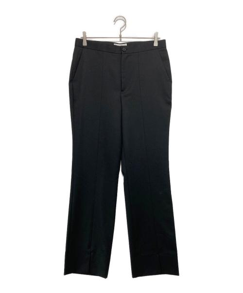MARKA（マーカ）MARKA (マーカ) ヘムスリットストレートフィットパンツ ブラック サイズ:2の古着・服飾アイテム