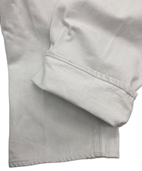 MOMOTARO JEANS（桃太郎ジーンズ）MOMOTARO JEANS (桃太郎ジーンズ) JEANS/SILK/HIGH FADE BLUE STRAIGHT ボタンフライデニムパンツ スカイブルー サイズ:30の古着・服飾アイテム