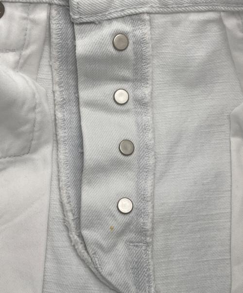 MOMOTARO JEANS（桃太郎ジーンズ）MOMOTARO JEANS (桃太郎ジーンズ) JEANS/SILK/HIGH FADE BLUE STRAIGHT ボタンフライデニムパンツ スカイブルー サイズ:30の古着・服飾アイテム