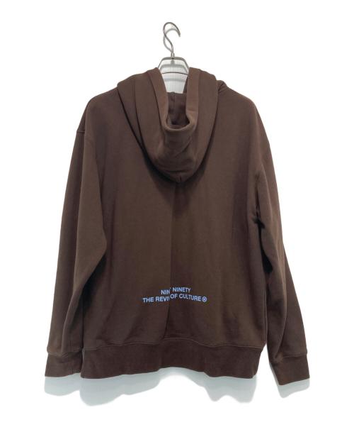 9090（9090）9090 (9090) ジップパーカー ブラウン サイズ:Lの古着・服飾アイテム