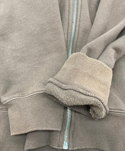 9090（9090）9090 (9090) ジップパーカー ブラウン サイズ:Lの古着・服飾アイテム