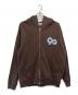 9090（9090）の古着「ジップパーカー」｜ブラウン