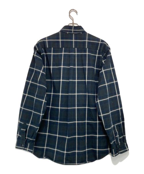 gold（ゴールド）GOLD (ゴールド) TWILL CHECK REGULAR SHIRT グリーン サイズ:Lの古着・服飾アイテム
