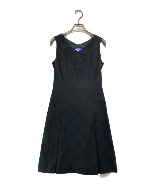 BURBERRY BLUE LABEL（バーバリーロンドンブルーレーベル）BURBERRY BLUE LABEL (バーバリーロンドンブルーレーベル) ノースリーブワンピース ブラック サイズ:36の古着・服飾アイテム